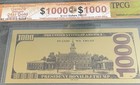  1 000 Donald Trump 24 Kt Gold Bill Weighing 1 4 Gm Uncirculated Superb Gem 70