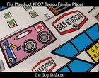 Toy Restore Replacement Stickers Fits Playskool Familiar Places Texaco Playset 