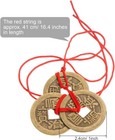 Chinese Fortune Coins Feng Shui I Ching Good Luck Coins Traditional Brass 