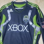 Adidas Seattle Sounders Soccer Football Mls Usa Shirt Authentic Ls Jersey Men M