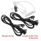 Earpiece Headset With Mic Ptt 1 Pin For Walkie Talkies Pr Series  Pr240