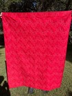 Handmade Quilt  New  Sleigh Bell Christmas Sampler Quilt  48 1 2  X 61 