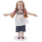 Dollhouse Miniature 1 12 Scale Victorian Bisque Dolls Cute Girl  Accessories