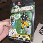 Nfl Playmakers Steelers Polamalu 4  Figure Series 1 Mcfarlane Toys 2010