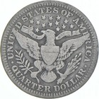 1909 Barber Quarter Average Circ