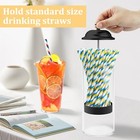 Straw Holder For Standard Size Drinking Straws  Acrylic One Size  Pack Of 1 