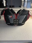 Tag Shoulder Pads Chest Protector Black And Red Youth Size Medium