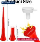 24 Inch Collapsible Stadium Horn  Vuvuzela Plastic Blow Cheering Horn  Collapsib