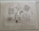 Vtg Art Tattoo Flash Sheet Gentleman Jim s Flash Multiple Sheets 9 99 ea   Ship