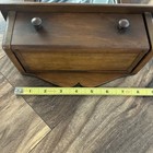 Vintage Wooden Wall Mirror With Drawer Cottagecore Rustic Hanging Shelf Decor