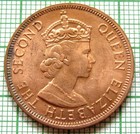 Eastern Caribbean States Elizabeth Ii 1965 1 Cent  Bronze Unc Lustre