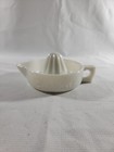 Vintage Sunkist White Milk Glass Juicer