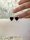 Tous Onyx Heart Earrings