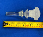 Versace Medusa Clear Frosted Crystal Rosenthal Bottle Stopper Nib  Ds43