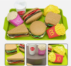 Happy Little Chef Pretend Play Kitchen Food Set Kids Plastic Fast Food Playset
