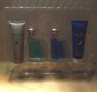 Mens Nautica Classic   Blue 4pc Set 1 7 Oz Cologne Sprays   2 5 Oz Aftershaves  