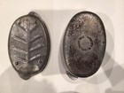 Vtg Cast Aluminum Oval Dutch Oven Roaster W  Carving Trivet Piqua Homeware H a b