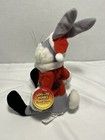 1997 Vintage Looney Tunes 12  Bugs Bunny Santa Plush From Russell Stover