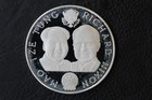 1972 China-usa Nixon Mao Tze Tung Meeting 0 925 Silver Medal 43mm Lvb5 36