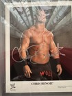 Chris Benoit Autographed Wwe 8x10 Promo Photo P-918 - Psa Dna Certified Signed
