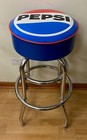 Vintage Pepsi Pepsi-cola Soda Bottle Cap Sign Bar Stool Rare No Longer Available