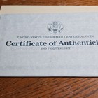 U s  Mint 1990 Prestige Proof Set W  Eisenhower Silver Dollar