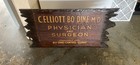 Vintage Wood Doctors Office Sign