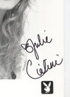 Julie Cialini Playboy Autographed 8x10 Promo Photo W coa Wwe22-153