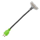 Rv Generator Power Adapter 30amp Male 4-prong Plug To 3x 15 Amp Female 18in Cord