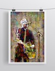 Flogging Molly Poster  Dave King Of Flogging Molly 16x20in Tribute Free Shipping