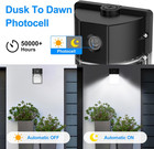 30w Mini Led Wall Pack Light With Dusk To Dawn Photocell  5000k Wall Pack Light