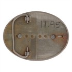 Silver P Horse Mare 4h Country Mustang Equestrian Cowgirl Vintage Belt Buckle