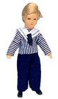 Erna Meyer 1 12 Stockinette Boy Doll 4 1 4  Germany Vintage Dollhouse Miniature