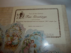 Nip Turn Of The Century Fan Greetings Repro New Paper Fan Usa B