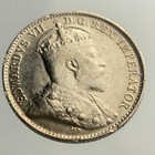 1902 Large H Small H Canada Small Five Cents Circulated 5 Silver Coin Ngs020