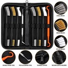 Gun Cleaning Brush   Hook Kit In Zippered Organizer Carry Case