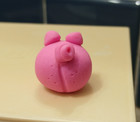 Miniature Pink Pig Figurine