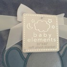 New Baby Blanket Cozy Lightweight Blue Elephant Appliqu     Baby Elements