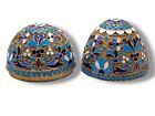 Imperial Russian 84 Silver And   Enamel Egg Antique Circa 1890