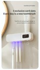 Wall Mounted Uv Toothbrush Holder   Smart Dryer   Automatic Toothpaste Dispenser