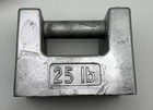 25 Lb Cast Iron Calibration Weight