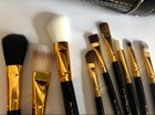 Mac Makeup Set Professional 9wool Brush Set Blush Eyeshadow Foundation Mirror