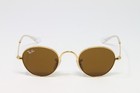 Ray Ban Junior Jr9537s-2233 Kids Sunglasses Gold 40mm Small Round Metal Frame