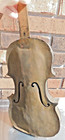 Antique Folk Art Musical Instrument Brass Donegal Violin Fiddle 4 4 1900 Vintage