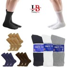 Wholesale Bulk Mens Diabetic Crew Socks Health Circulatory Size 9-11 10-13 13-15