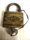 Vintage F s Brass Padlock With Key