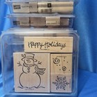 Lot Of 10 Stampin Up Boxes Of Rubber Stamps Variety   3 