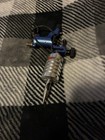 Blue silver Adjustable Rotary Tattoo Machine  Metal Frame Grip Included