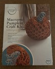 Macrame Pumpkin Craft Kit  Freeform Craft Kit  6  X 6   Ages 8 To Adults  New