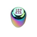  5 Speed Manual Gearbox Shift Knob M12x1 25 Screw On Aluminum Neo-chrome